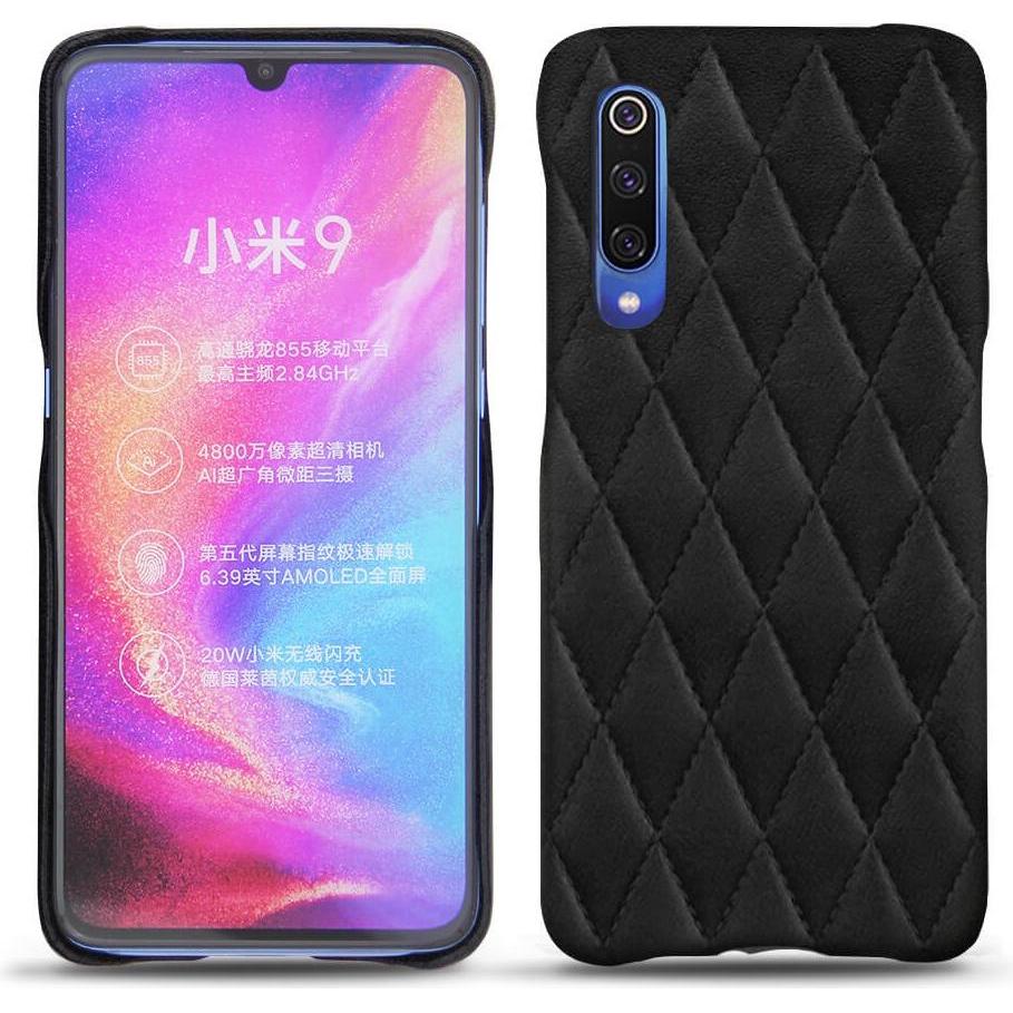 Noreve Lederschutzhülle (Xiaomi Mi 9), Smartphone Hülle, Schwarz