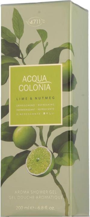 Actual product image Acqua Colonia 4711 Acqua Colonia Lime & Nutmeg by Shower Gel 200 ml (200 ml)
