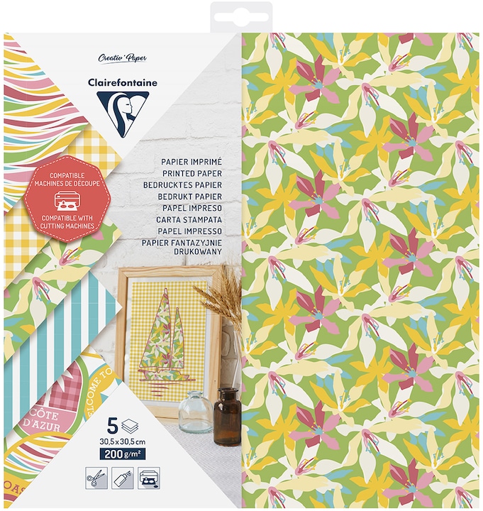 Produktbild Clairefontaine SCHNEIDEPAPIER - 30,5 x 30,5 cm (5 x)