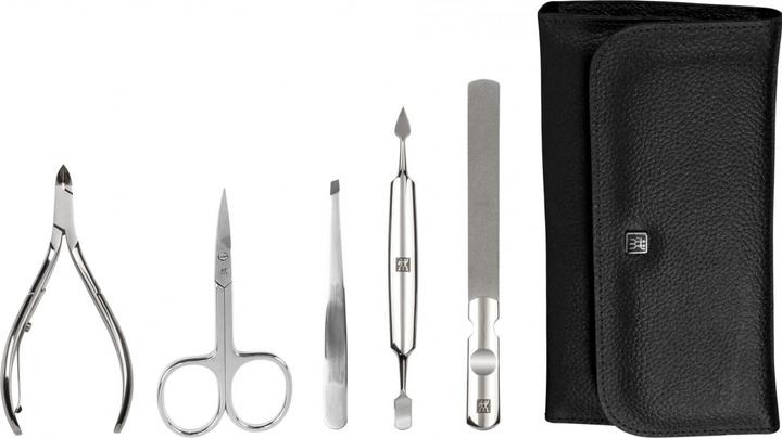 Actual product image Zwilling 97437-004-0 Classic Inox Case made of cowhide 5-piece black