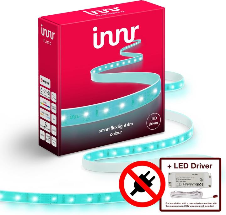 Actual product image Innr Smart Flex (Warm white, Neutral White, Cold White, RGBW, 400 cm, Indoor)