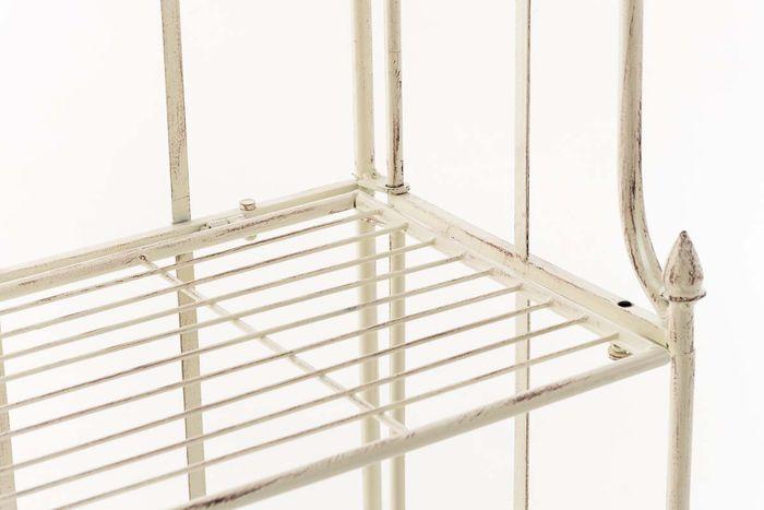Actual product image CLP Flora shelving unit, antique cream (66 x 32 x 175 cm)