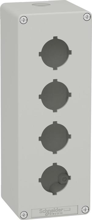 Actual product image Schneider Electric XAPD4604 Empty enclosure XAP metal grey for 4x30mm - CSA (Housing)