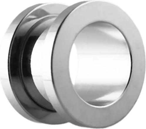Produktbild Star Piercing Flesh Tunnel silber (Chirurgenstahl 316L)