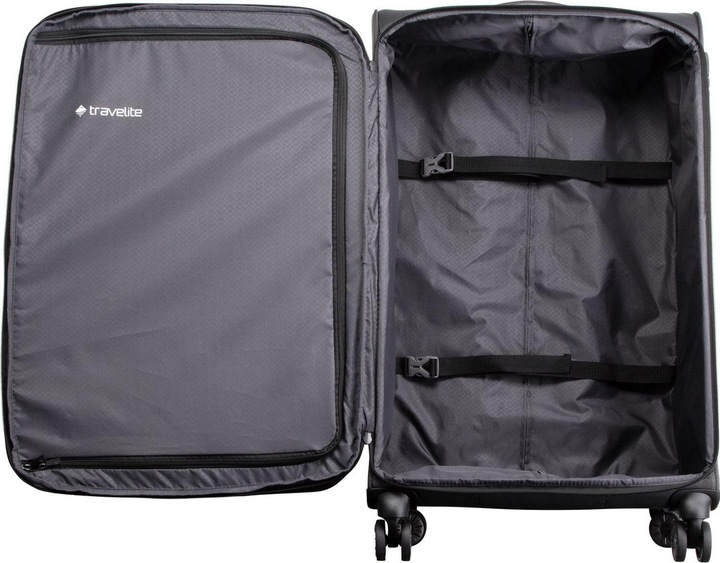 Actual product image Travelite Trolley + Suitcase Viia 4w Trolley L (91 l, L (90 - 115l))
