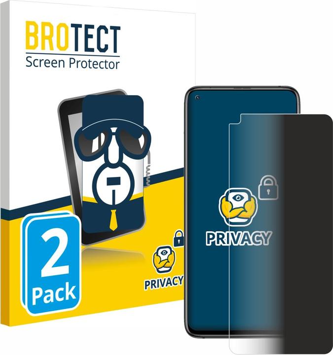 Actual product image BROTECT Anti-spy privacy film Blue light protection film (2 Piece, Mi 10T)