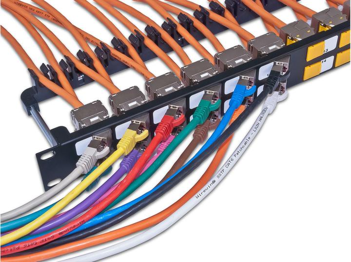 Actual product image Wirewin 24-port 1U patch panel, shielded