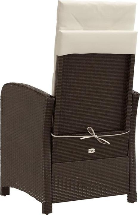 Produktbild vidaXL Gartensessel mit Fussteil Verstellbar