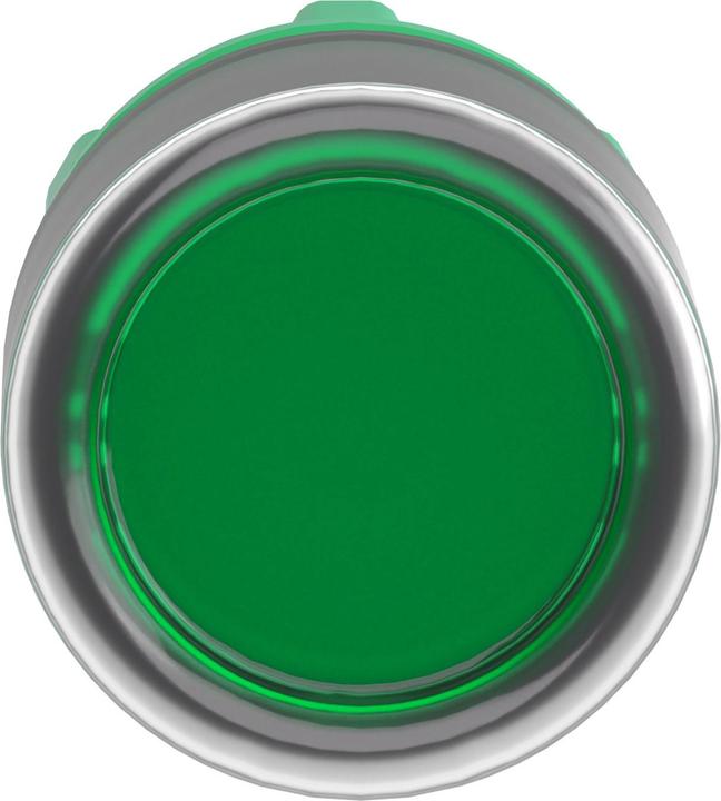 Actual product image Schneider Electric Illuminated push-button green round IP66
