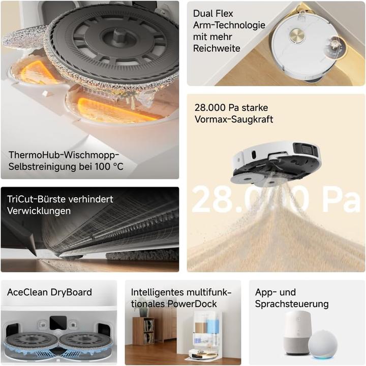 Produktbild Dreame L50 Ultra AE (28000 Pa, Wischpads (rotierend))