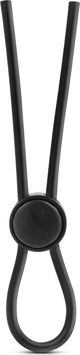 Blush Stay Hard Silicone Loop Cock Ring Black (10.50 cm)