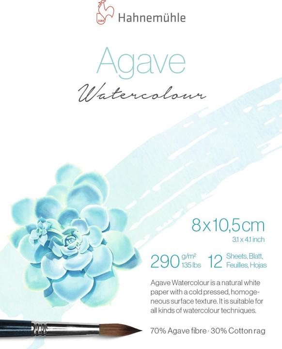 Hahnemühle Watercolor block agave