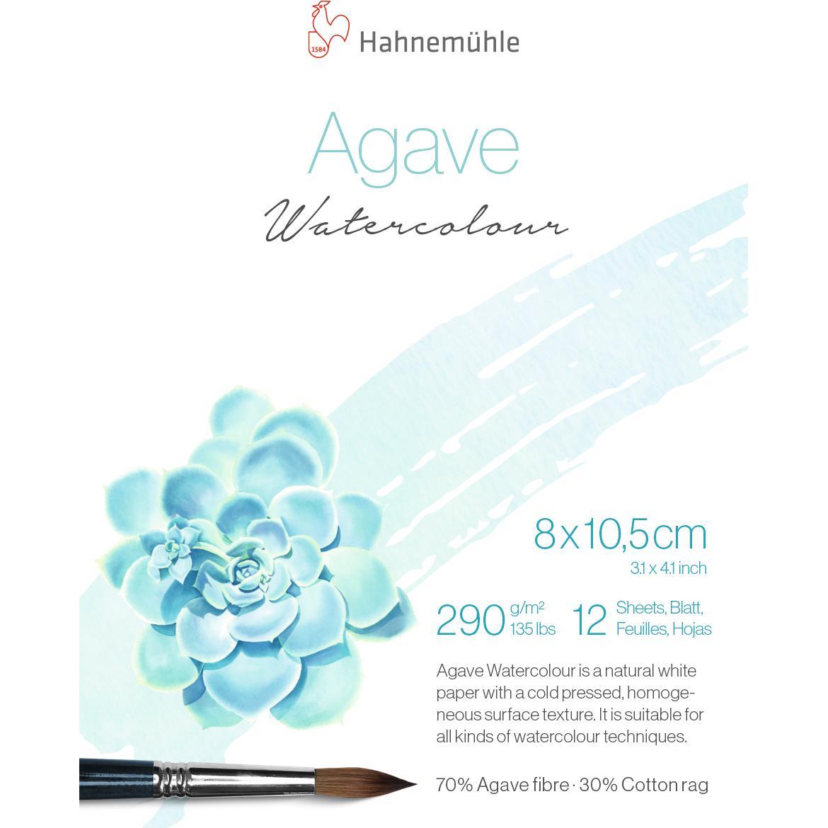 HahnemüHle, Quaderni + Bloc Notes, Blocco Acquerello Agave