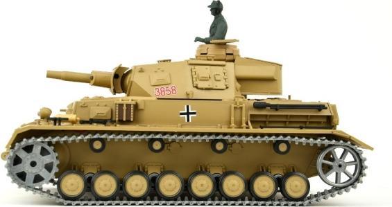 Produktbild Es-toys RC Panzer "Kampfwagen IV Ausf.F-1" Heng Long 1:16 Grau Mit R&S + Metallgetriebe + Metallketten.. (RTR Ready-to-Run)