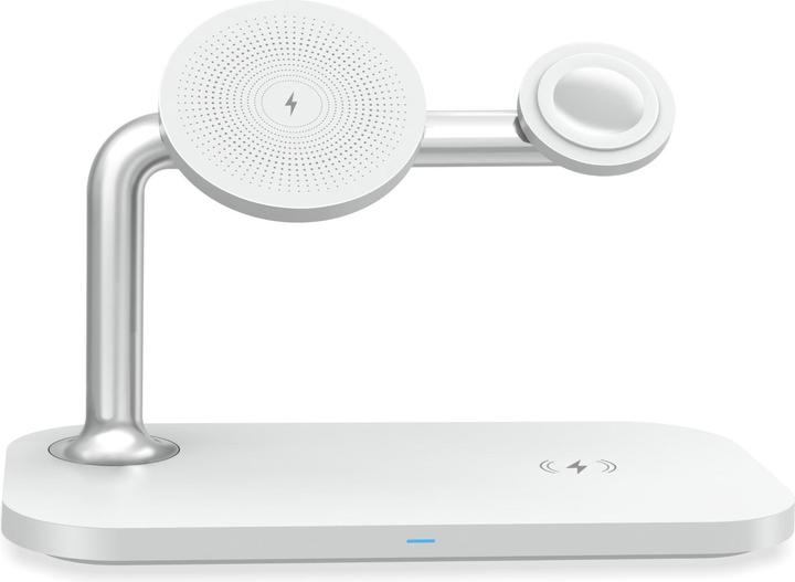 Produktbild RealPower ChargeAir MAG Ladestation mit Magsafe weiss (15 W)