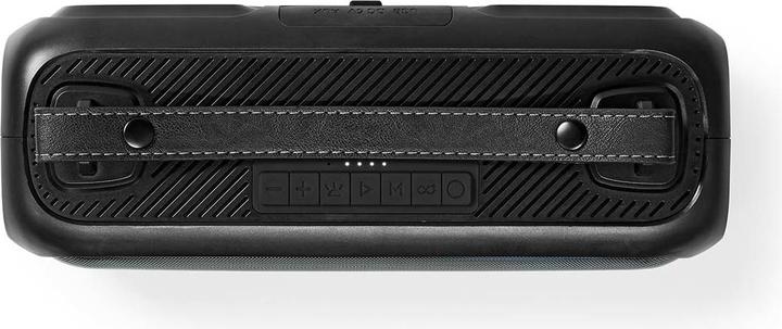 Produktbild Nedis Bluetooth® Party Boombox 4.5 hrs 2.0 30 W Medienwiedergabe: AUX/USB IPX5 Verknüpfbar Tragegrif (4.50 h, Akkubetrieb, Netzbetrieb)