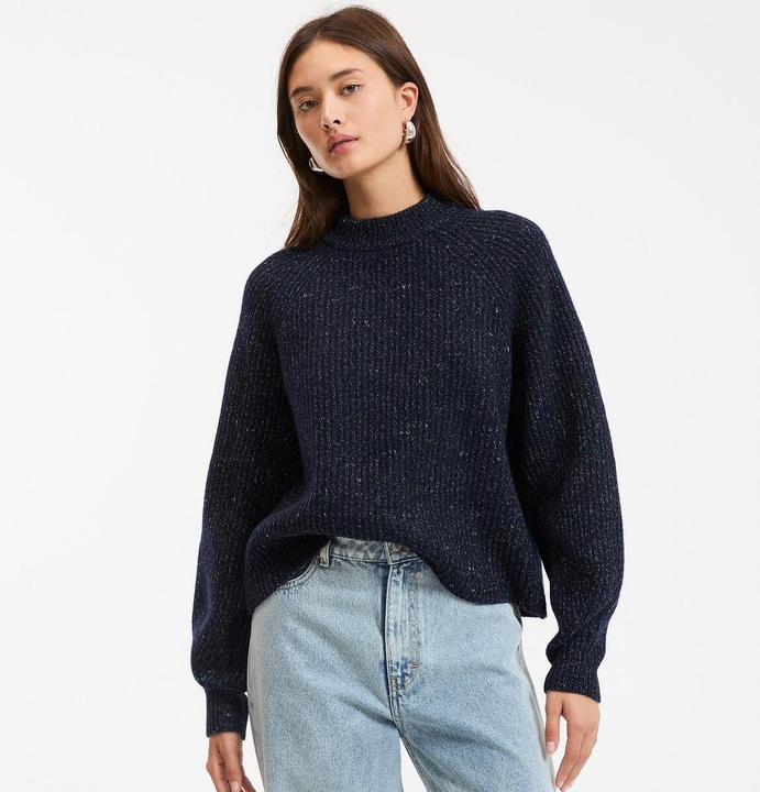 Immagine prodotto La Redoute Collections Grobstrickpullover mit rundem Ausschnitt (L)