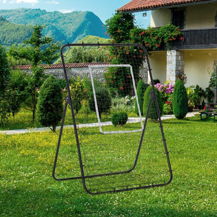 Produktbild Homcom Fussball Rebounder mit 4 verstellbaren Stufen
