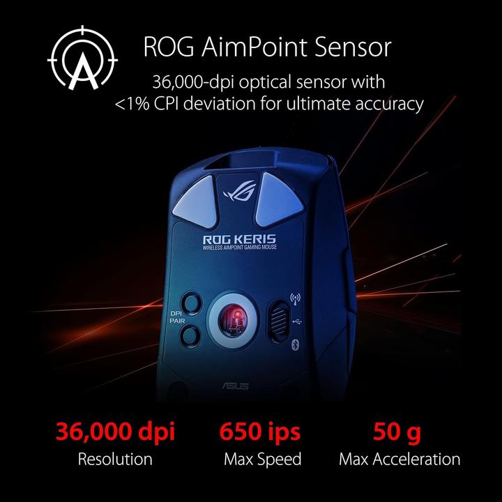Productafbeelding ASUS ROG Keris Aimpoint (Bedraad, Draadloze)