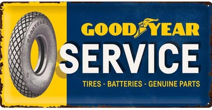 Produktbild Tomato Blechschild Goodyear - Service (50 x 50 cm)