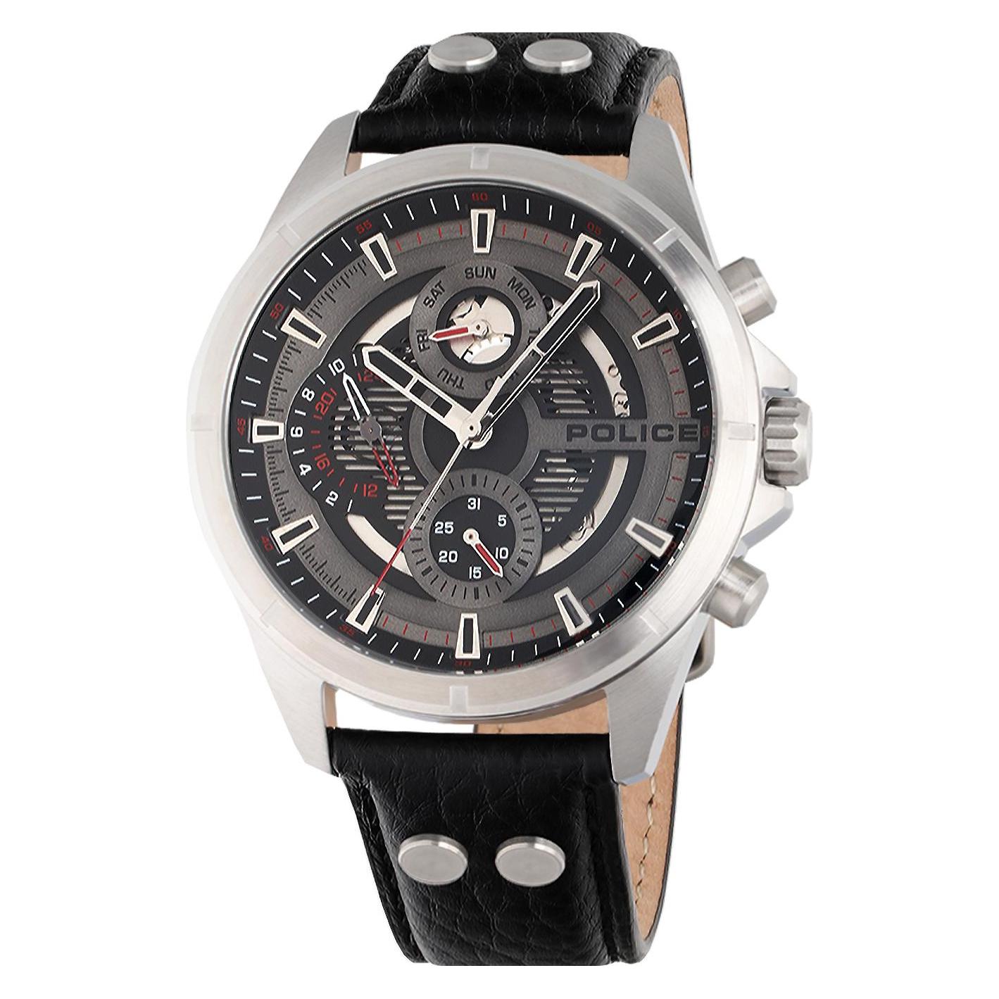 Police, Horloge, Malawi, Zwart, (Analoog Horloge, 45 mm)
