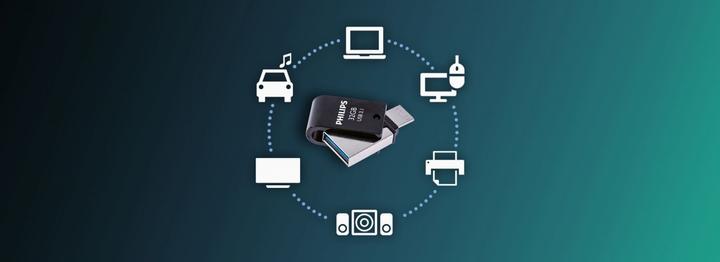 Image du produit Philips FM32DC152B (32 Go, USB-C)