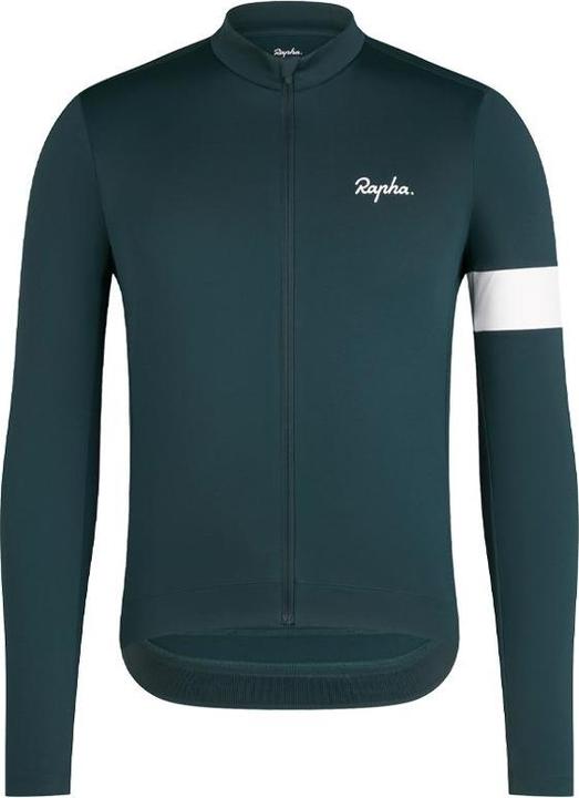 Produktbild Rapha Jersey 25 Core Thermal LS Small Forest Green/White (S)