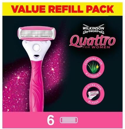 Produktbild Wilkinson Quattro (6 x)