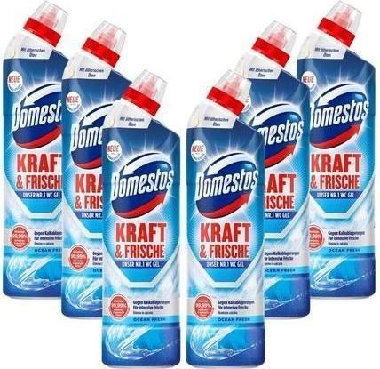 Actual product image Domestos WC Cleaner Gel 750ml Active Power Ocean