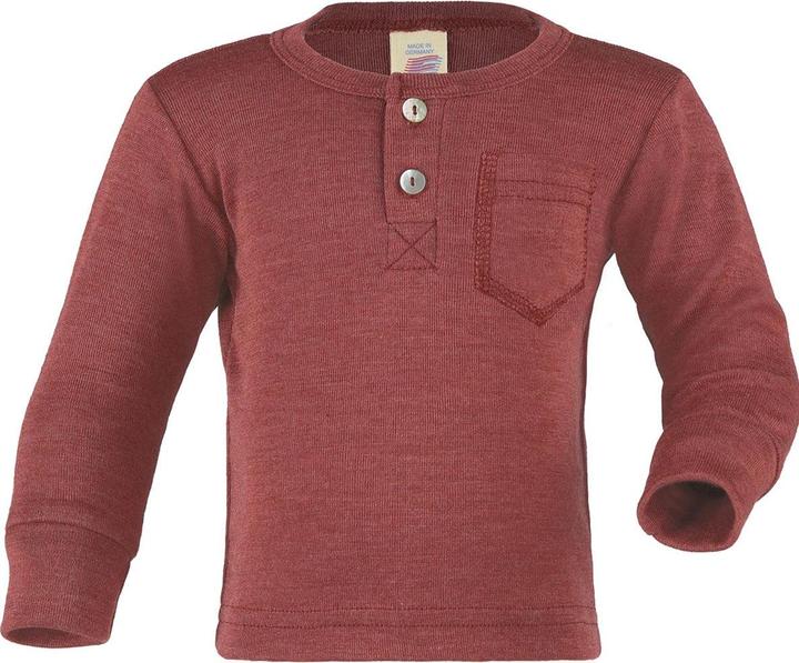 Actual product image Engel Natur Baby shirt with button placket (74, 80)