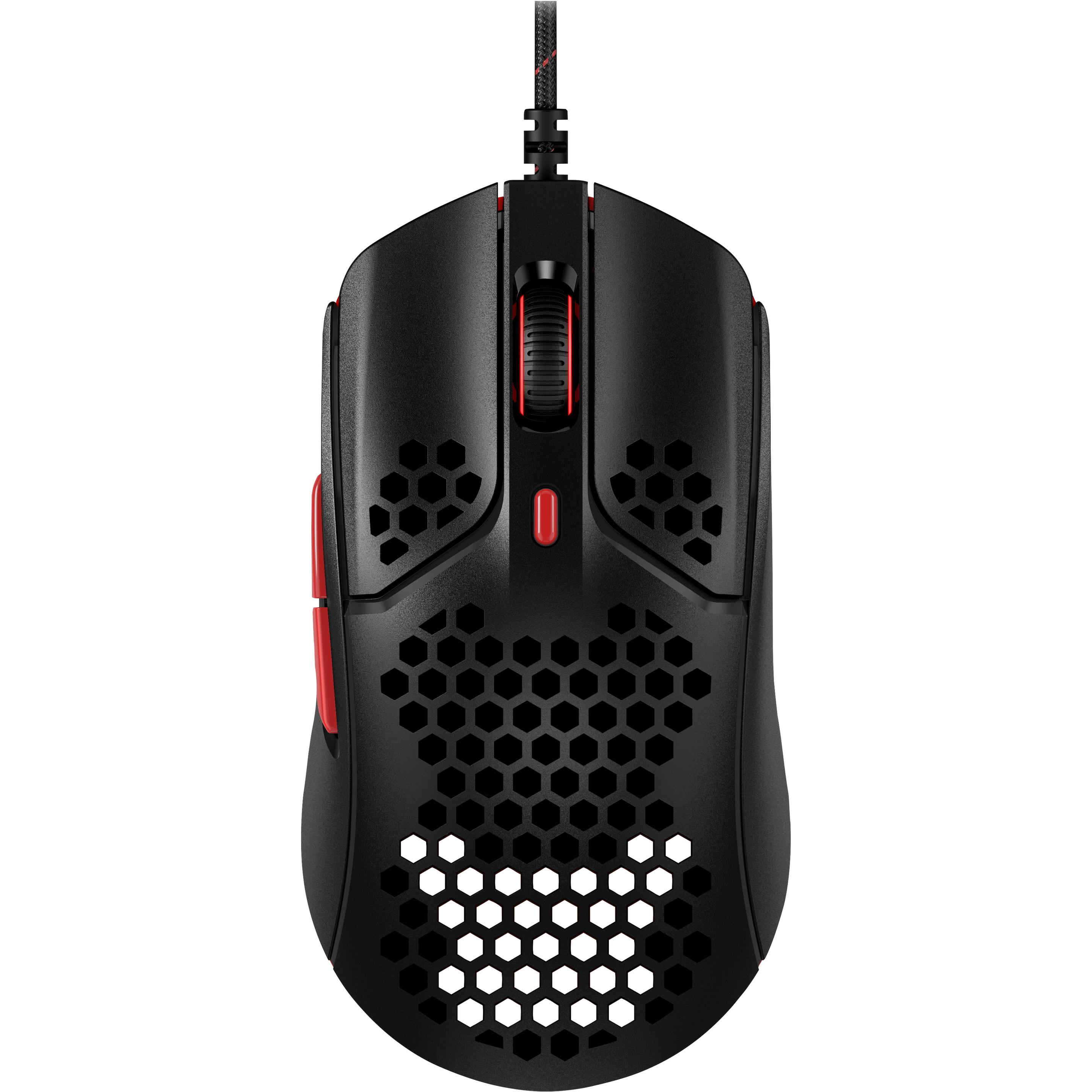HyperX Pulsefire Haste (Kabelgebunden), Maus, Rot, Schwarz
