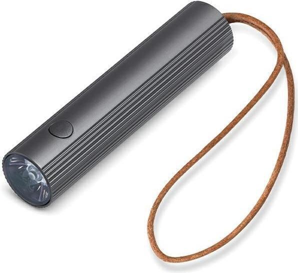 Lexon Brelok z latarką Fine szary