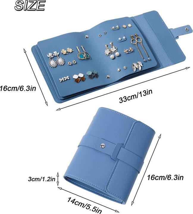 Produktbild Only-Bags.Store Ohrringaufbewahrung Ohrringtasche Kleine Buchaufbewahrungstaschen