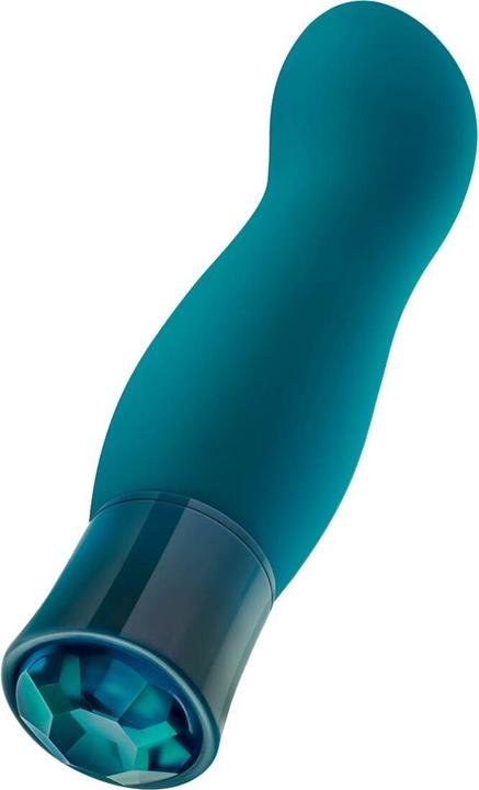 Actual product image Blush Novelties Oh My Gem - Fierce - 5.5" Puria Silicone G-Spot Vibrator - 5 Speeds & 5 Unique Vibra