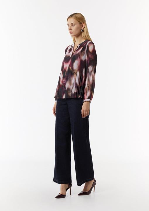 Produktbild Comma Bluse Tunika-Bluse aus plissiertem Chiffon (40)