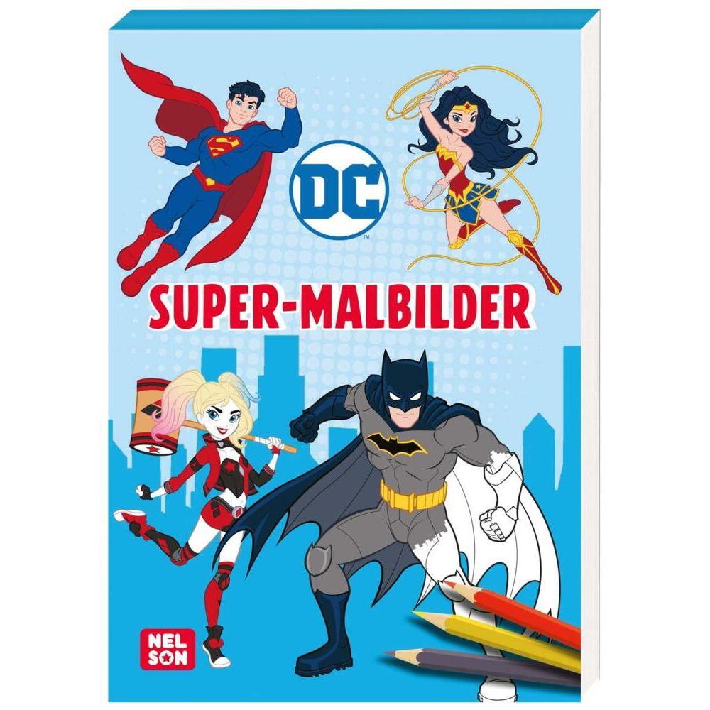 Nelson DC Superhelden: Super-Malbilder