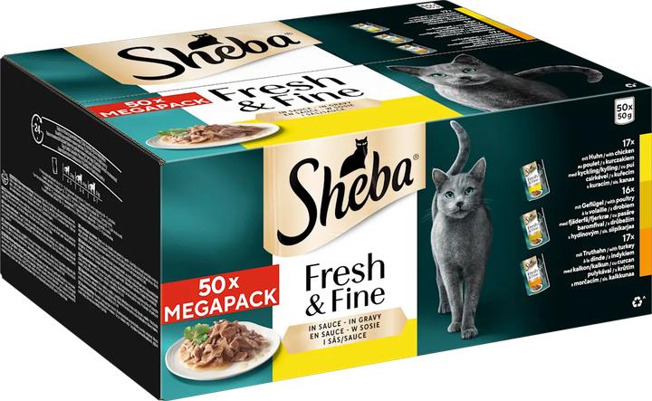 Actual product image Sheba Fresh&Fine (Adult, 50 pcs., 2500 g)