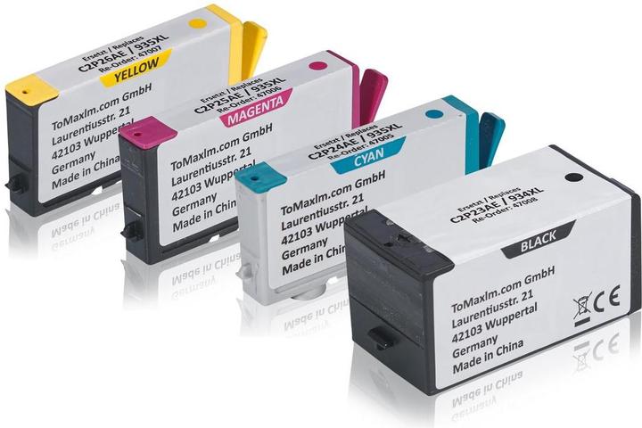 Produktbild Inkadoo Multipack kompatibel zu HP X4E14AE / 934XL/935 XXL enthält 4x Tintenpatrone (BK)