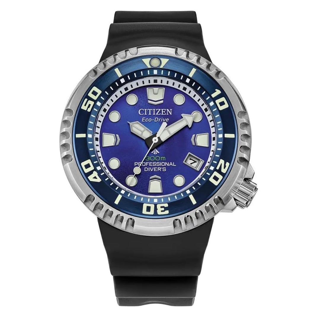 Citizen, Armbanduhr, Promaster Dive, Blau, Schwarz, Silber, (46 mm)