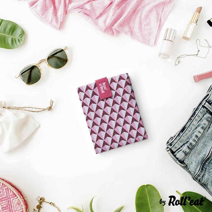 Produktbild Roll'Eat Boc'n'Roll Lunch Wrap Tiles Pink