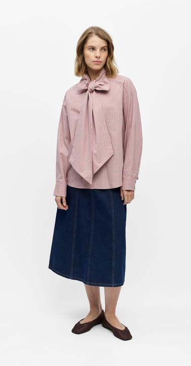 Produktbild Object Schleifenverziertes Karohemd (44)