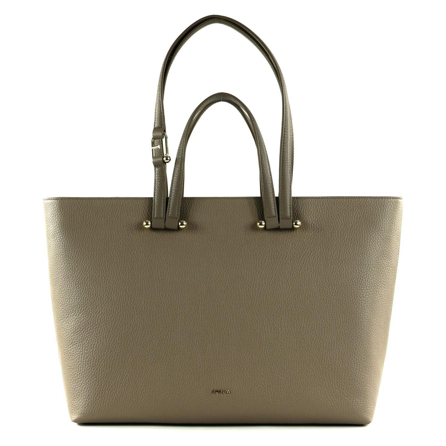 Furla, Damen, Handtasche, Duetto Tote, Braun