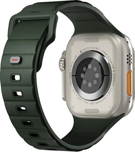 Produktbild Uniq pasek Stride Apple Watch Series 1/2/3/4/5/6/7/8/9/SE/SE2/Ultra/Ultra 2 42/44/45/49mm FKM Rubber (42 mm, 44 mm, 49 mm, 45 mm, Kunststoff)