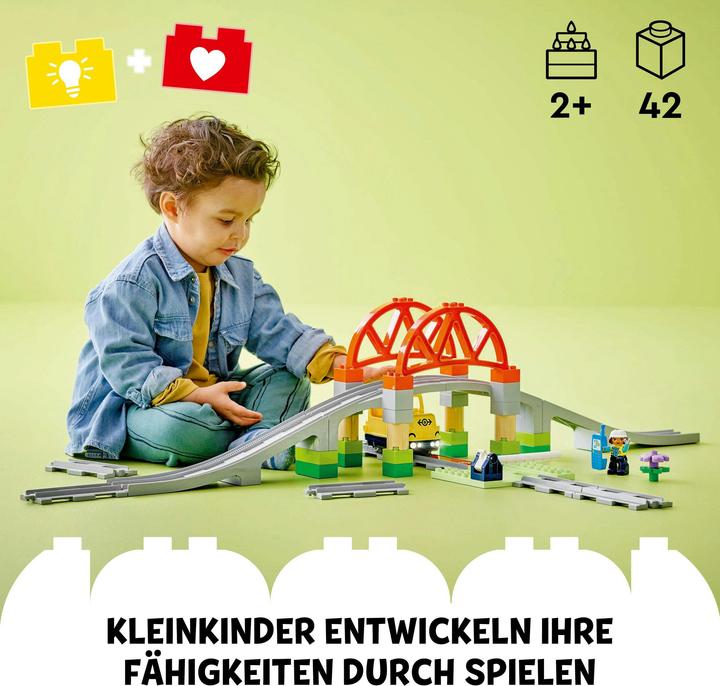 Image du produit LEGO Pont ferroviaire et rails - Kit d'extension (10426)