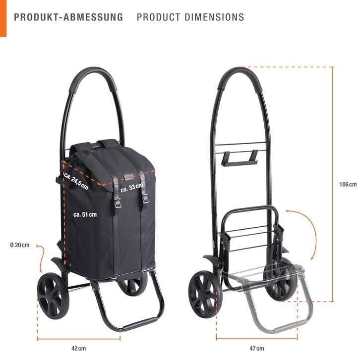 Actual product image Meister Einkaufstrolley & Rucksack-Kombination