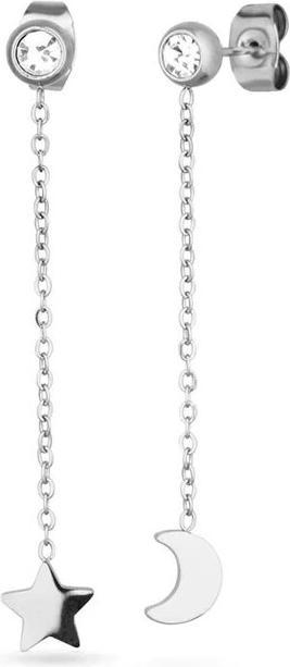 Image du produit Vuch Boucles d'oreilles en acier Longymmetric Infinity Silver (L)