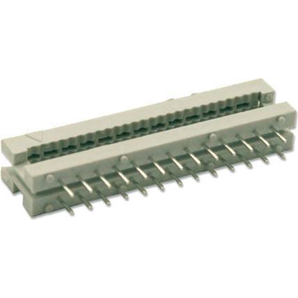 Speed 16 pole IDC wire to board transition connector. Type: 16 pole Pcb overg konnekt 3,2 sp, Elektronikkabel + Stecker,...
