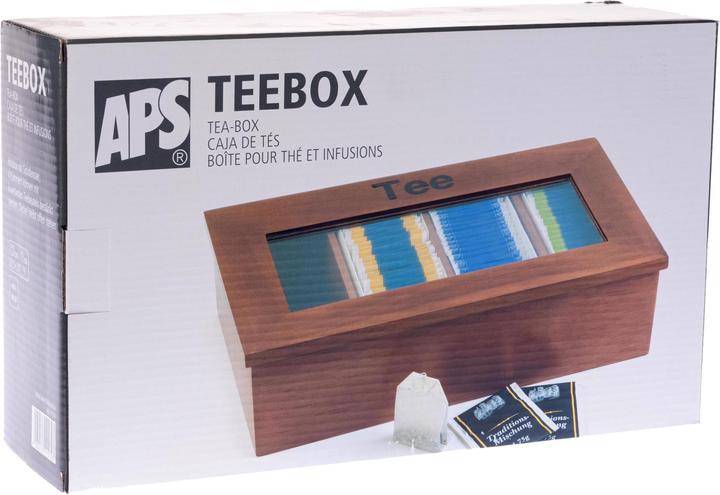 Produktbild Paderno Teebox, 4 Kammern