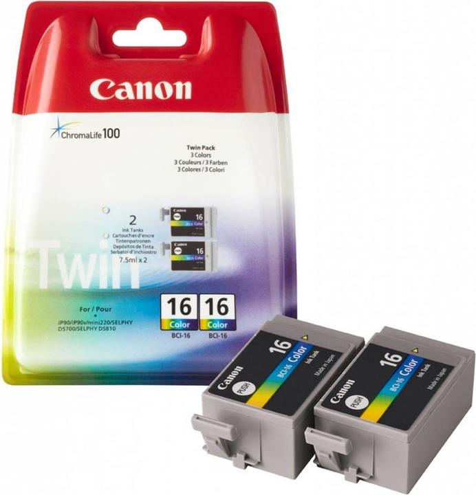 Actual product image Canon Bci-16c (M, C, Y)