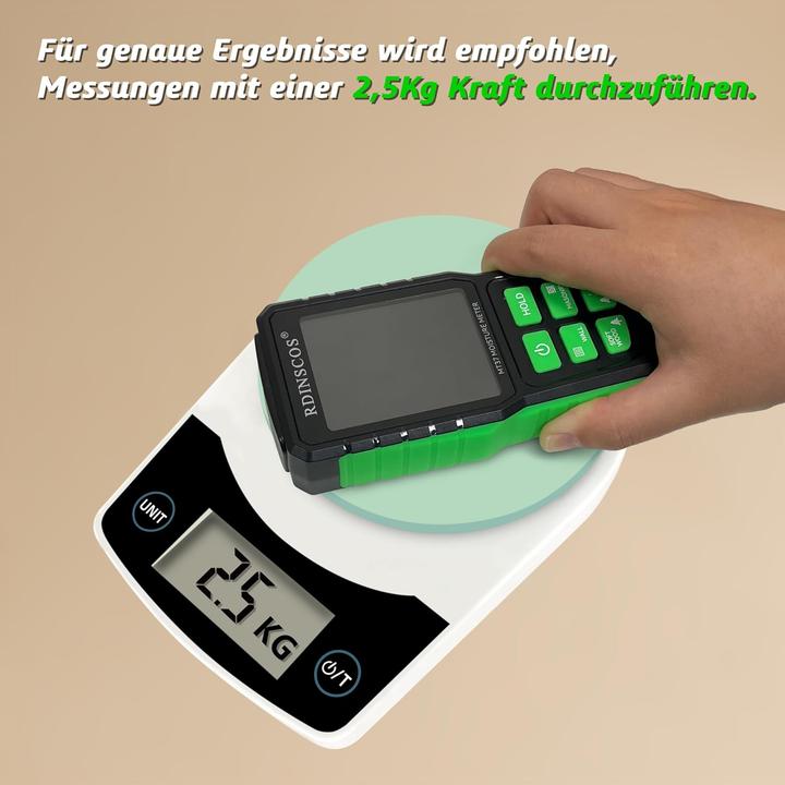 Actual product image Rdinscos Feuchtigkeitsmessgerät